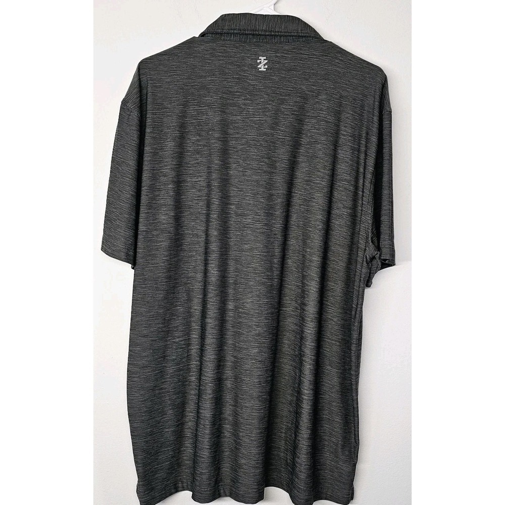 IZOD Advantage Performance Stretch Mens Polo Shirt Heathered Gray Size XL - Picture 2 of 6